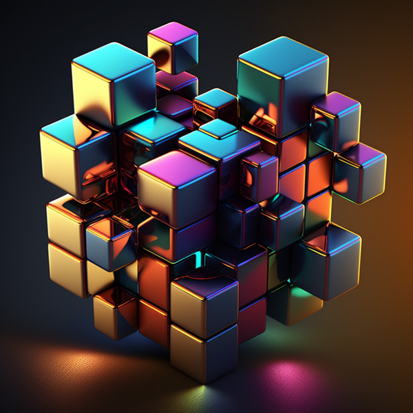 ultra realistic tetris pattern , 5-Dimensional,