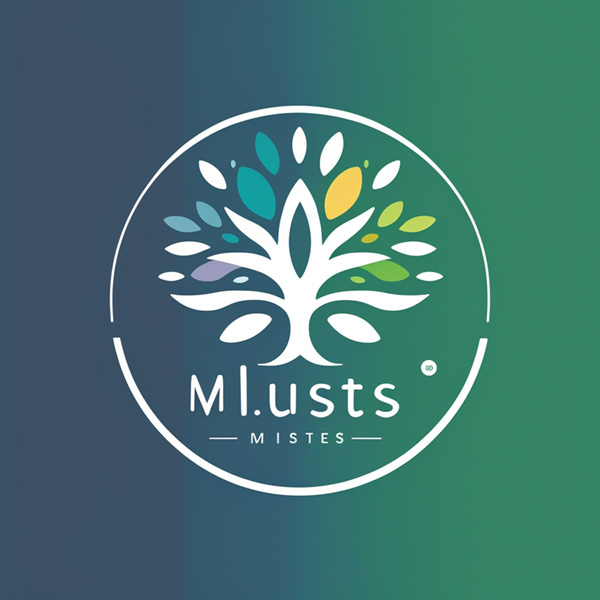 Logo for Wellness Mindset Hub would feature a simple and clean design that represents balance and harmony