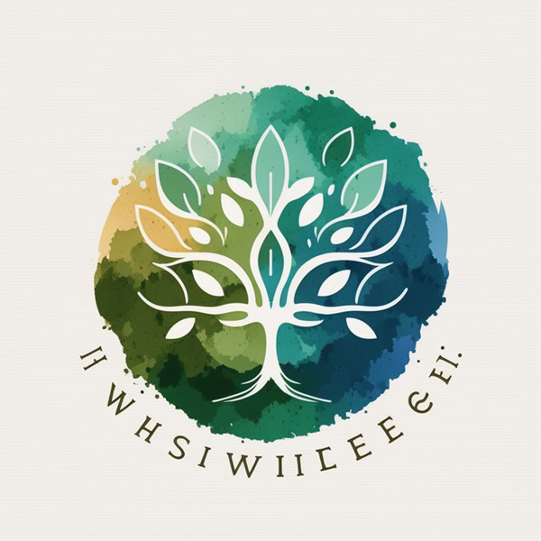 Abstract, Logo for Wellness Mindset Hub logo
