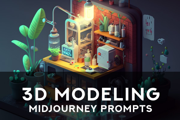 3D Modeling Midjourney prompts